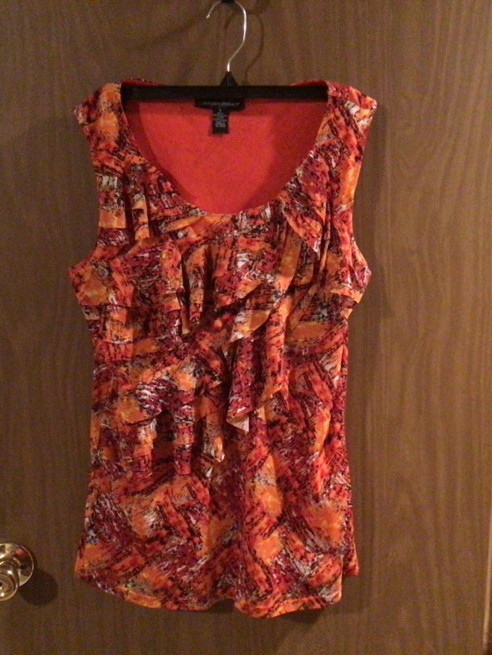Designers Originals size small tank top with lining. 100% polyester
